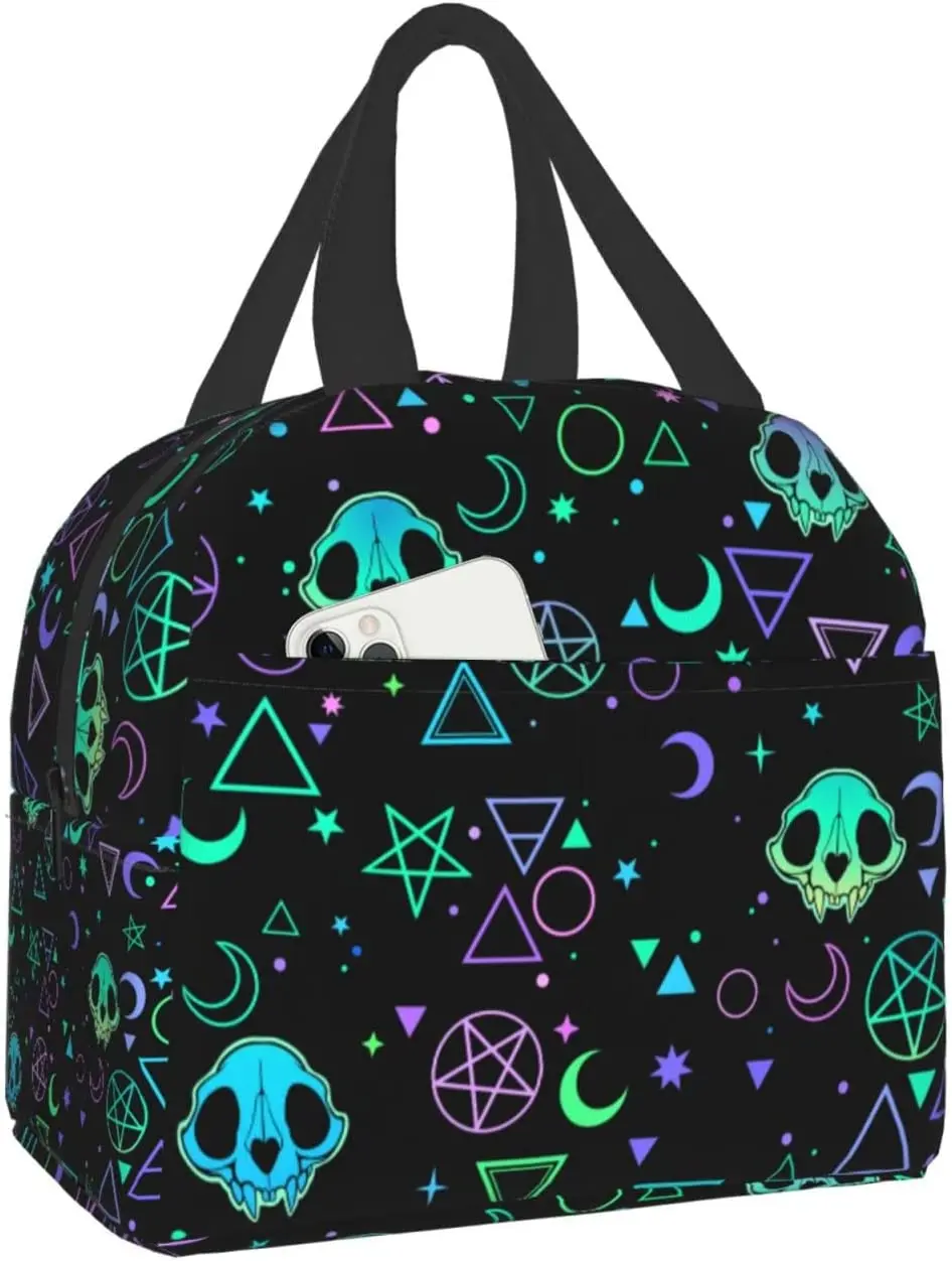 Magic Skulls Lunch Box Reusable Lunch Bag Insulated Meal Bags Food Container For Boys Girls Men Women Adults Work Travel Picnic
Magic Skulls Lunch Box Reusable Lunch Bag Insulated Meal Bags Food Container For Boys Girls Men Women Adults Work Travel Picnic