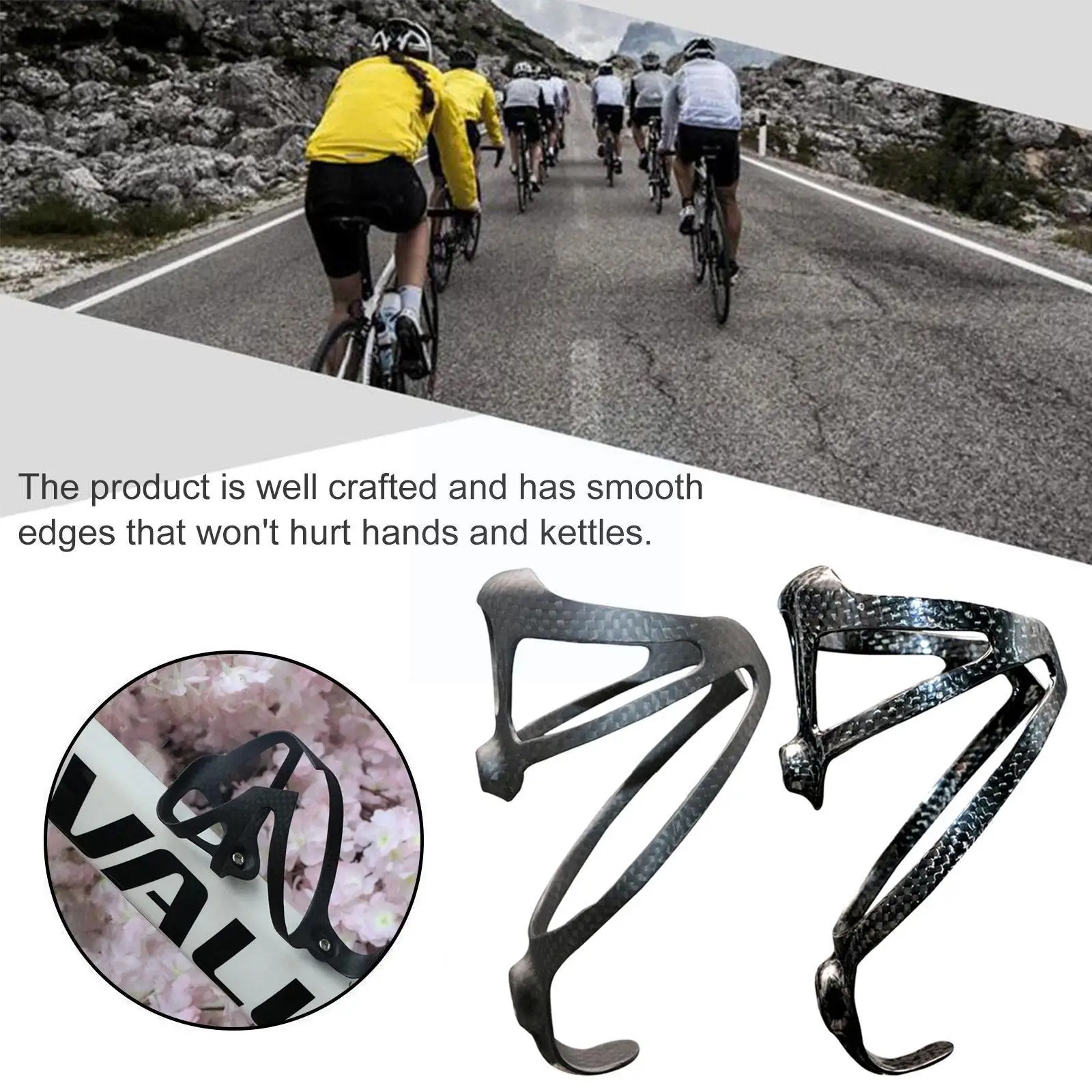 2pcs 3K Carbon Fiber Bike Bottle Holder Ultra Light Corrosion-resistant Non-deformable For MTB Mountain Bike Road Bike Cycl D1D2
2pcs 3K Carbon Fiber Bike Bottle Holder Ultra Light Corrosion-resistant Non-deformable For MTB Mountain Bike Road Bike Cycl D1D2
