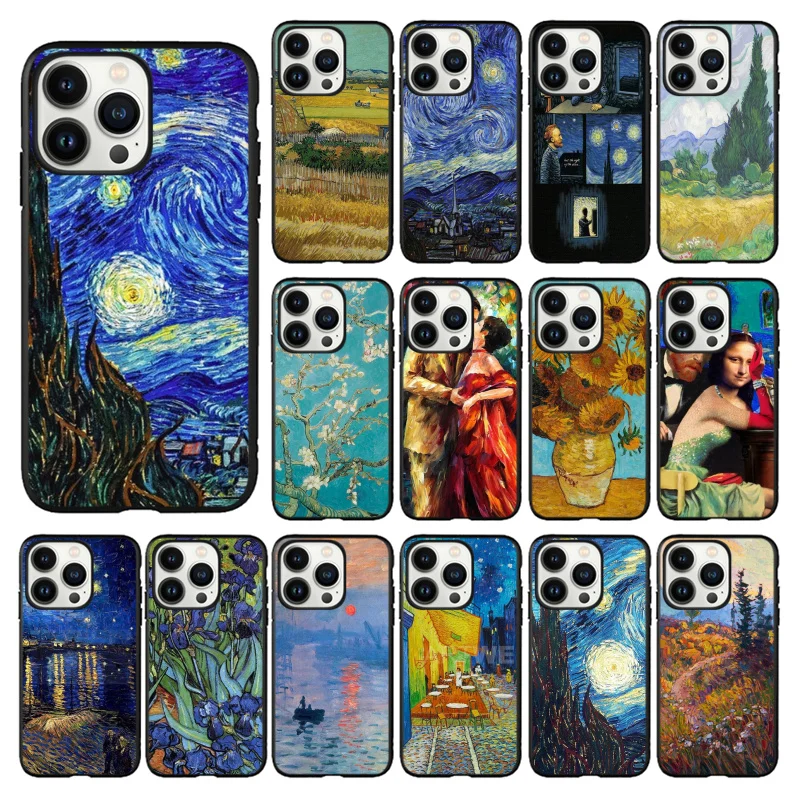 Vincent Van Gogh Star Night Phone Case for iPhone 14 13 12 11 Pro MAX X XS Max XR Mini SE 7 8 Plus Black Funda Coque Case
Vincent Van Gogh Star Night Phone Case for iPhone 14 13 12 11 Pro MAX X XS Max XR Mini SE 7 8 Plus Black Funda Coque Case