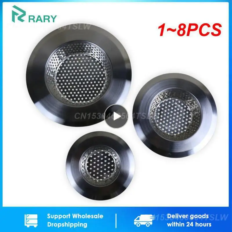1~8PCS 7cm/9cm/11cm Stainless Steel Bath Sink Drain Strainer Kitchen Sink Hole Mesh Filter Trap Sink Waste Screen Accessories
1~8PCS 7cm/9cm/11cm Stainless Steel Bath Sink Drain Strainer Kitchen Sink Hole Mesh Filter Trap Sink Waste Screen Accessories