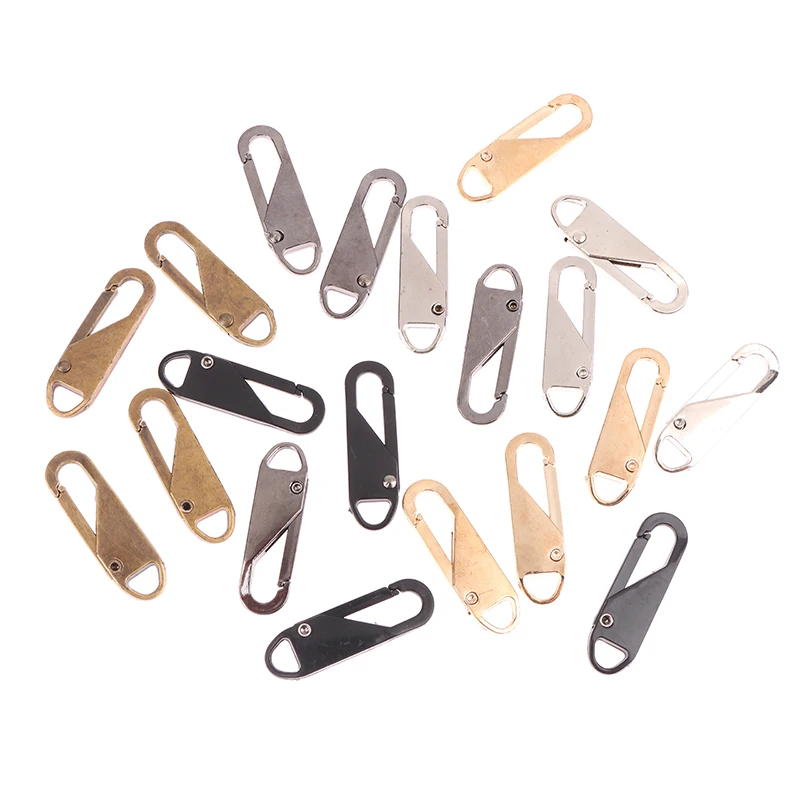 10Pcs DIY Sewing Craft Zipper Slider Puller Zipper Repair Kit Replacement For Broken Buckle Travel Bag Suitcase Zipper Head
10Pcs DIY Sewing Craft Zipper Slider Puller Zipper Repair Kit Replacement For Broken Buckle Travel Bag Suitcase Zipper Head