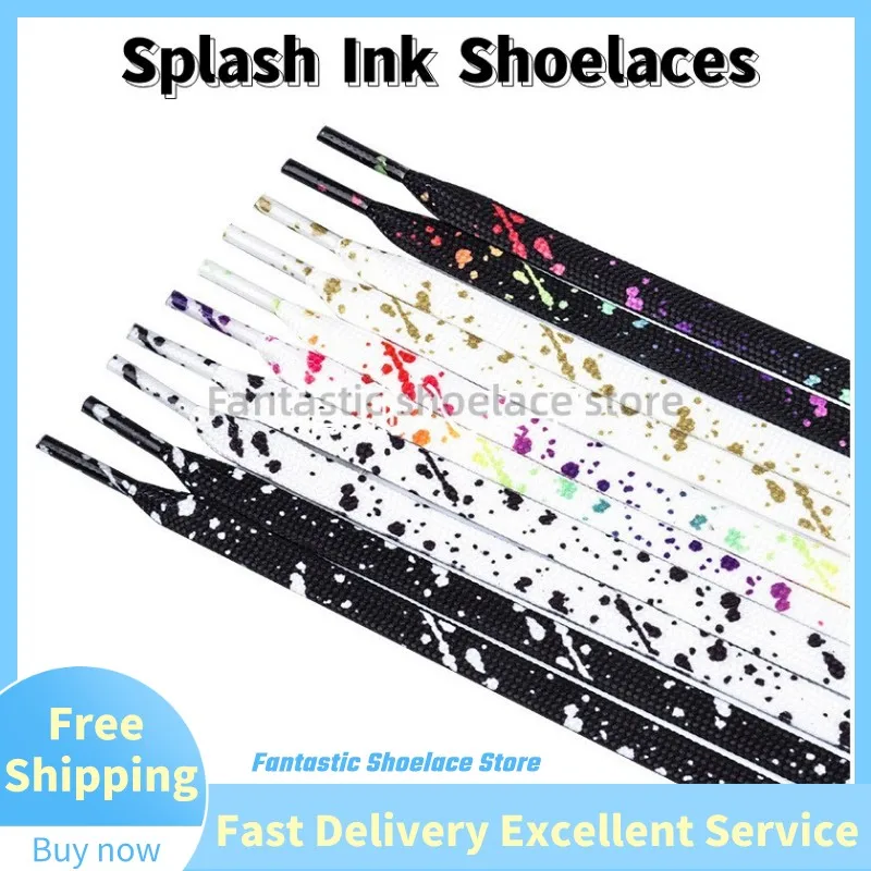 Colorful Splash Ink Shoelaces Air Force One/AJ Basketball Shoe Laces Men Women Sneaker Canvas Shoes Laces for Shoes Accessories
Colorful Splash Ink Shoelaces Air Force One/AJ Basketball Shoe Laces Men Women Sneaker Canvas Shoes Laces for Shoes Accessories