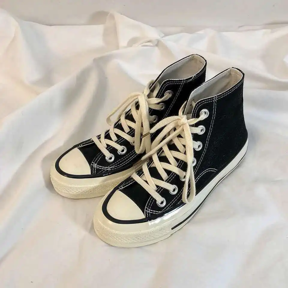 Women Canvas Shoes Sport Shoes High Top Canvas Sneakers Fashion Designer Unisex Sneakers Flat Casual School Men Shoes
Women Canvas Shoes Sport Shoes High Top Canvas Sneakers Fashion Designer Unisex Sneakers Flat Casual School Men Shoes