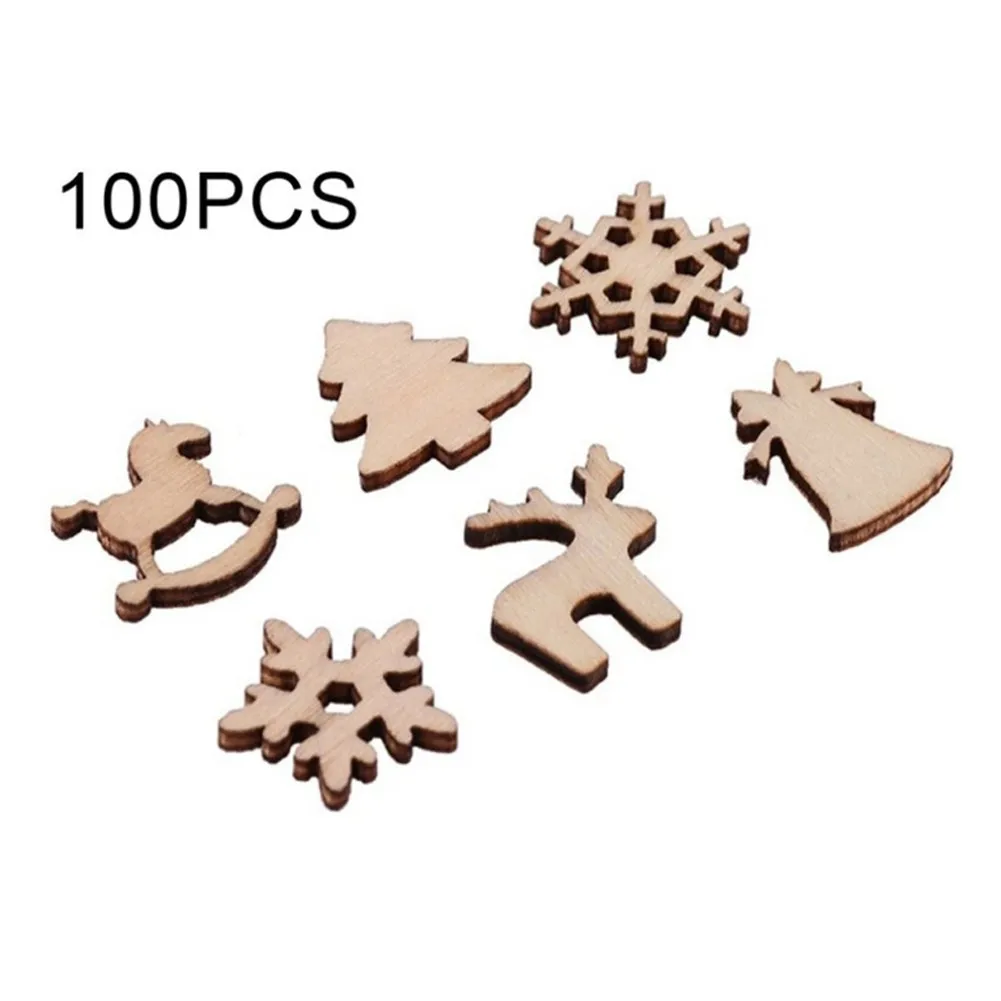 100 Pcs Christmas Decorations Mini Snowflake Reindeer Xmas Tree Ornaments For Home Merry Party Hanging Pendants Decor Wooden
100 Pcs Christmas Decorations Mini Snowflake Reindeer Xmas Tree Ornaments For Home Merry Party Hanging Pendants Decor Wooden