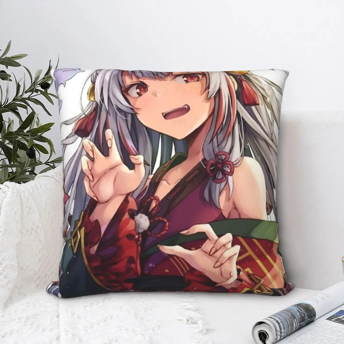 Hololive Vtuber Nakiri Ayame Cojines Throw Pillow Case Cushion Covers Home Sofa Chair Decorative Backpack
Hololive Vtuber Nakiri Ayame Cojines Throw Pillow Case Cushion Covers Home Sofa Chair Decorative Backpack
