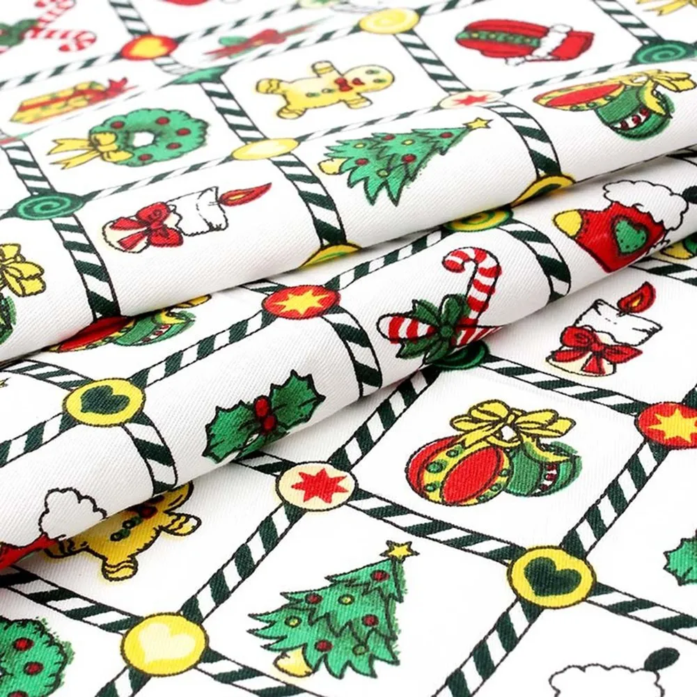 Cotton Fabric Christmas Tree Santa Claus Handmade DIY Fabric Material 40*50cm For Sewing Clothes Christmas Tree Decorations
Cotton Fabric Christmas Tree Santa Claus Handmade DIY Fabric Material 40*50cm For Sewing Clothes Christmas Tree Decorations