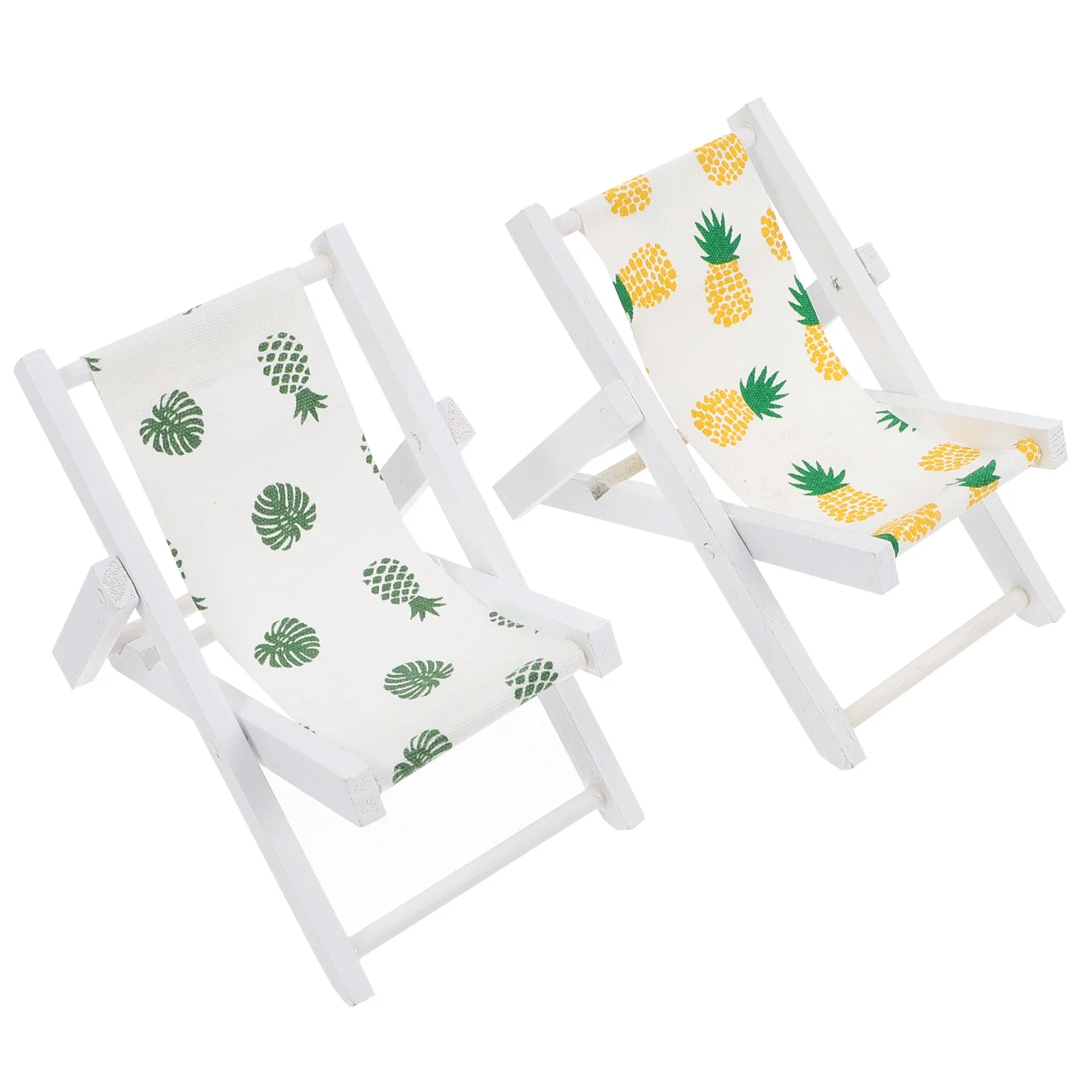 2 Pcs Decorative Items Lawn Lounge Chair Mini Beach House Models Rocking Wood Furniture Seaside Desktop Adornment Toy
2 Pcs Decorative Items Lawn Lounge Chair Mini Beach House Models Rocking Wood Furniture Seaside Desktop Adornment Toy