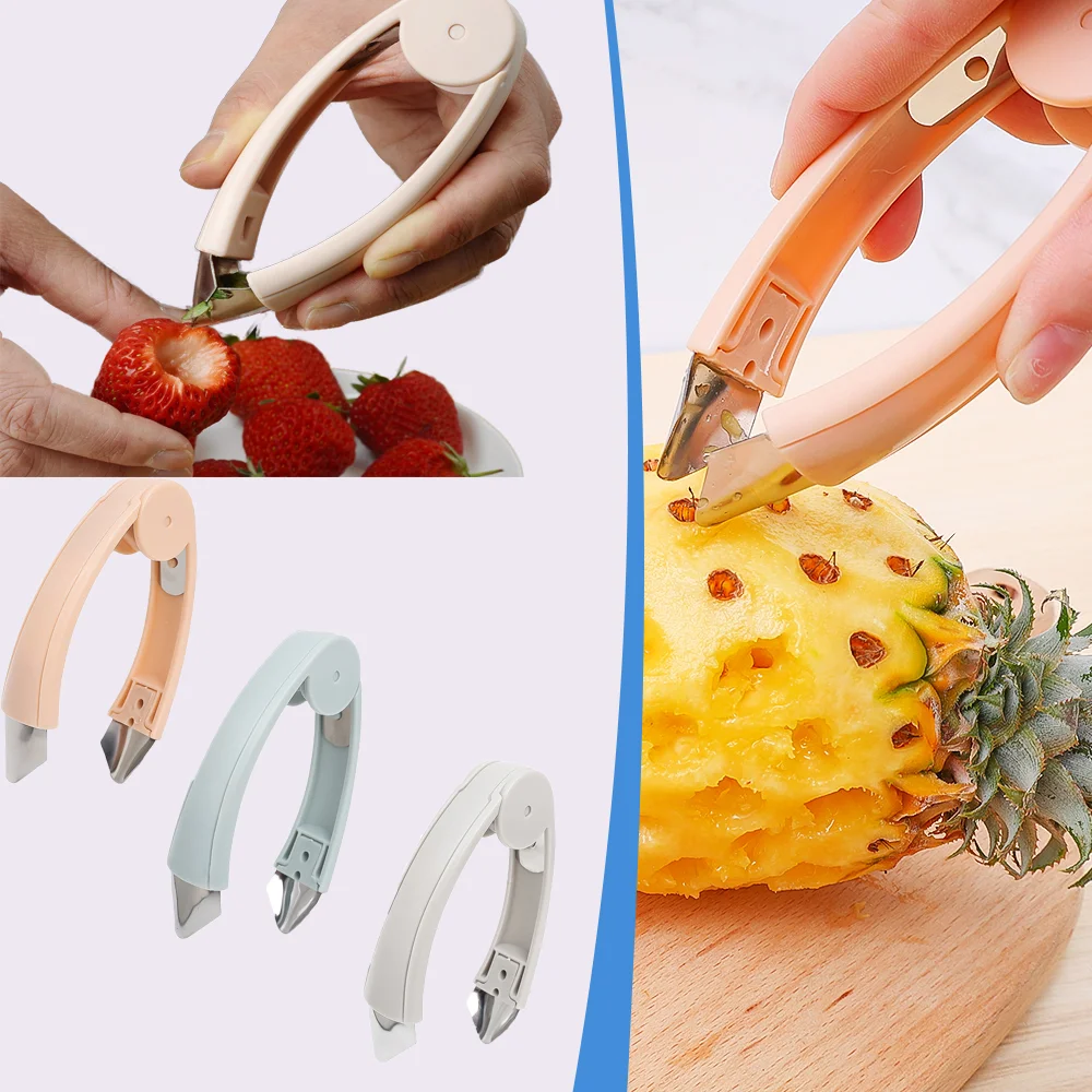 Stainless Steel Pineapple Peeler Cutter Parer Knife Multiple-Function Huller for Kitchen Household Vegetable Accessories Tools
Stainless Steel Pineapple Peeler Cutter Parer Knife Multiple-Function Huller for Kitchen Household Vegetable Accessories Tools