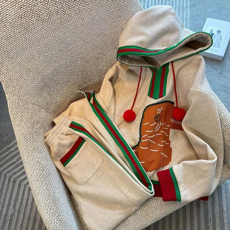 Women's Autumn Winter Luxury Set Two Piece Sets Womens Outifits Women's Tracksuit Pulovers Sweatshirt Hooded Hoodies Pants Tops
Women's Autumn Winter Luxury Set Two Piece Sets Womens Outifits Women's Tracksuit Pulovers Sweatshirt Hooded Hoodies Pants Tops