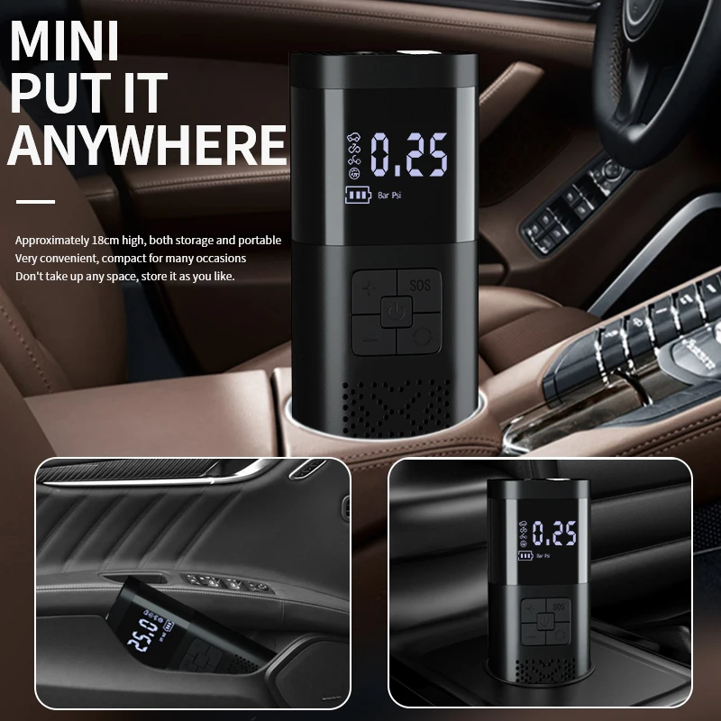 Car Electrical Air Pump Mini Portable Wireless Tire Inflatable deflate Inflator 12V Air Compressor Pump Motorcycle Bicycle ball
Car Electrical Air Pump Mini Portable Wireless Tire Inflatable deflate Inflator 12V Air Compressor Pump Motorcycle Bicycle ball
