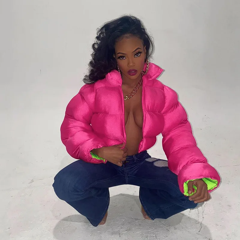 Rose Winter Jacket Coat Women Short Parkas Lapel Toppies Cropped Outerwear Coat Jacket Winter 2022 Female
Rose Winter Jacket Coat Women Short Parkas Lapel Toppies Cropped Outerwear Coat Jacket Winter 2022 Female