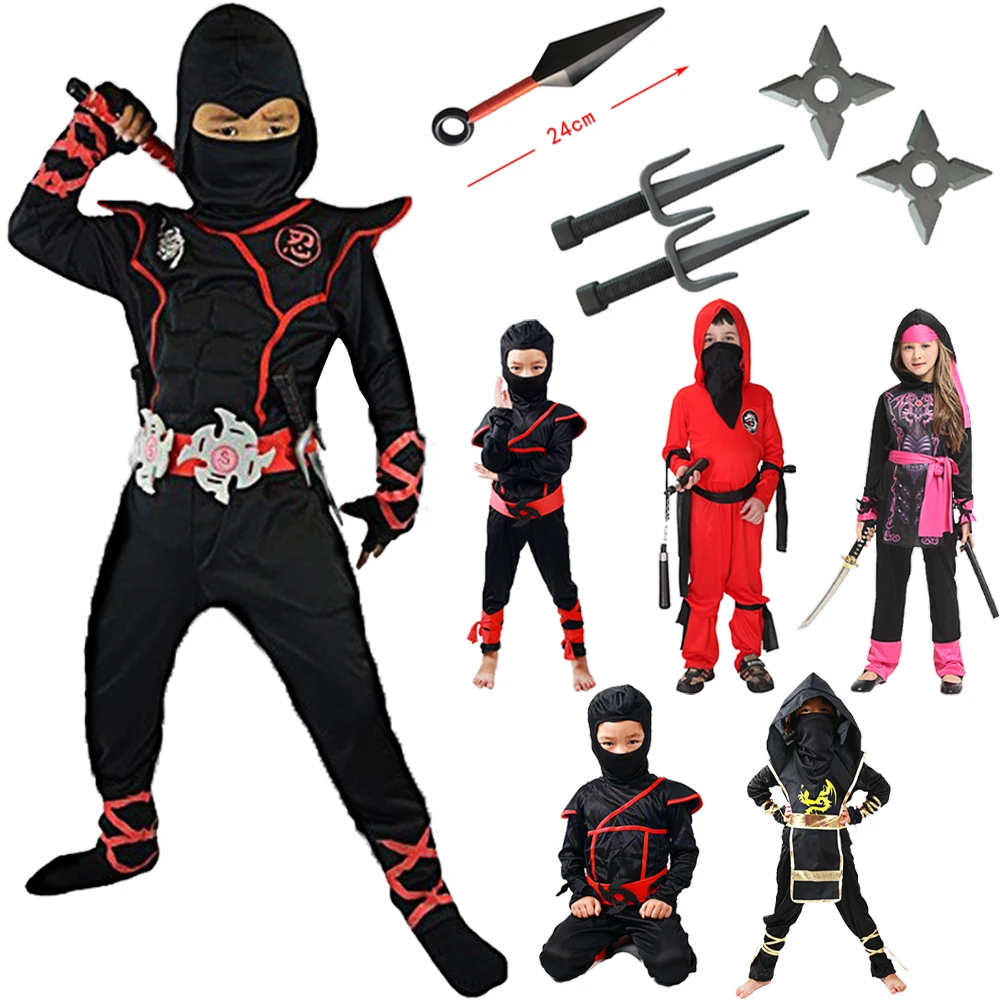 Kids Ninja Costume Cosplay Assassin Party костюм ниндзя disfraz de Boys Girls Stealth Warrior Purim Kunai Darts
Kids Ninja Costume Cosplay Assassin Party костюм ниндзя disfraz de Boys Girls Stealth Warrior Purim Kunai Darts
