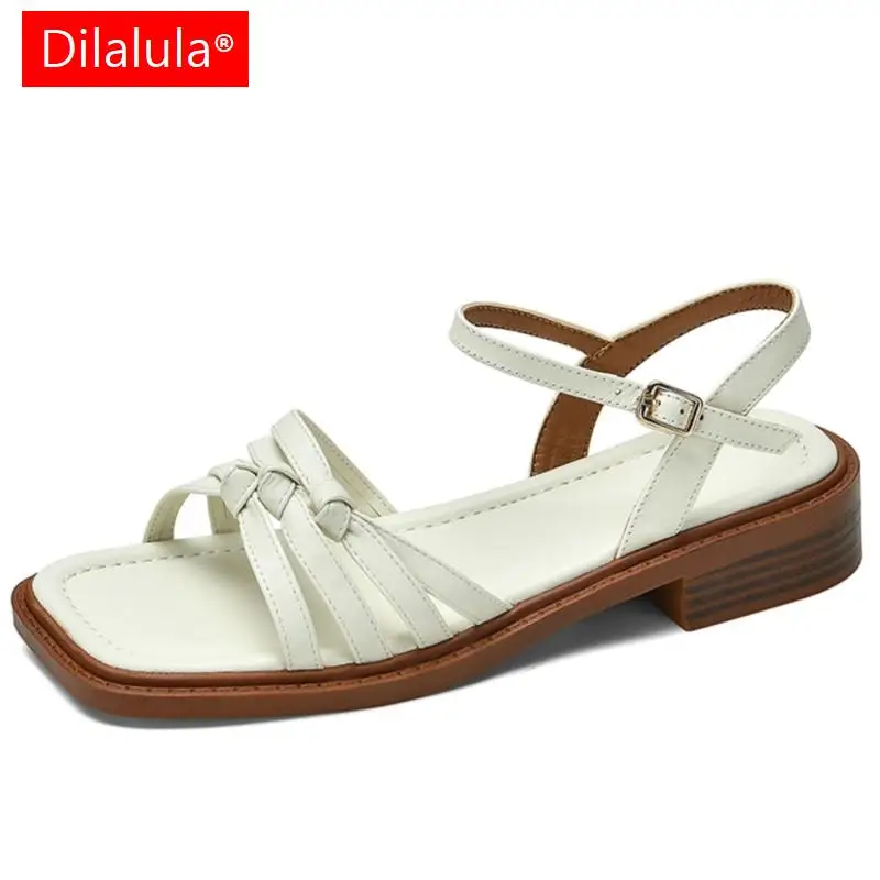 Сандалии Dilalula женские из натуральной кожи, базовые модные выразительные туфли с узкими ремешками, низкий каблук, Офисная повседневная обувь, лето 2023
Сандалии Dilalula женские из натуральной кожи, базовые модные выразительные туфли с узкими ремешками, низкий каблук, Офисная повседневная обувь, лето 2023