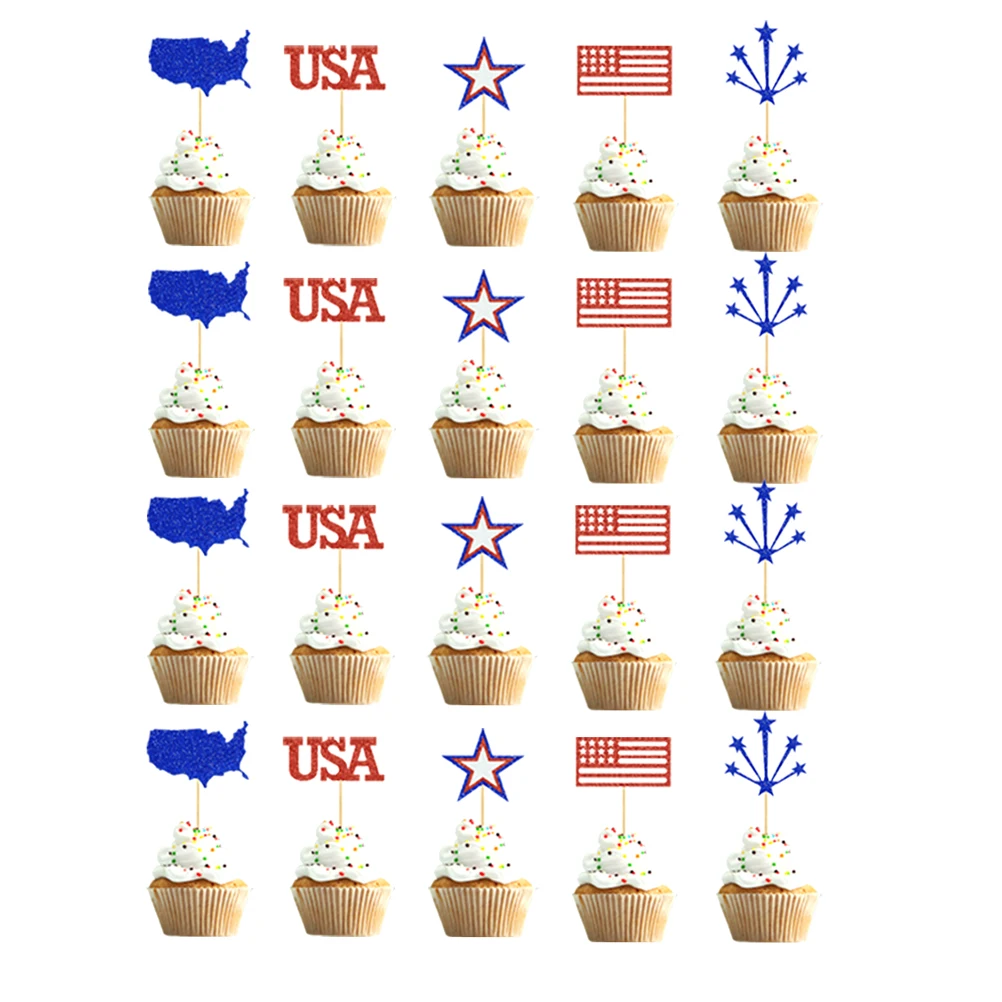 20pcs American Independence Day Cake Toothpick Toppers Insert Card National Day Cake Topper Decoration Festival Party Supplies
20pcs American Independence Day Cake Toothpick Toppers Insert Card National Day Cake Topper Decoration Festival Party Supplies