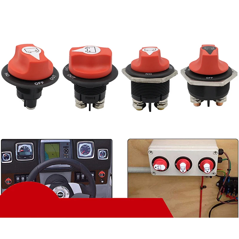 Поворотный выключатель для автомобильного аккумулятора, 300 А
Поворотный выключатель для автомобильного аккумулятора, 300 А