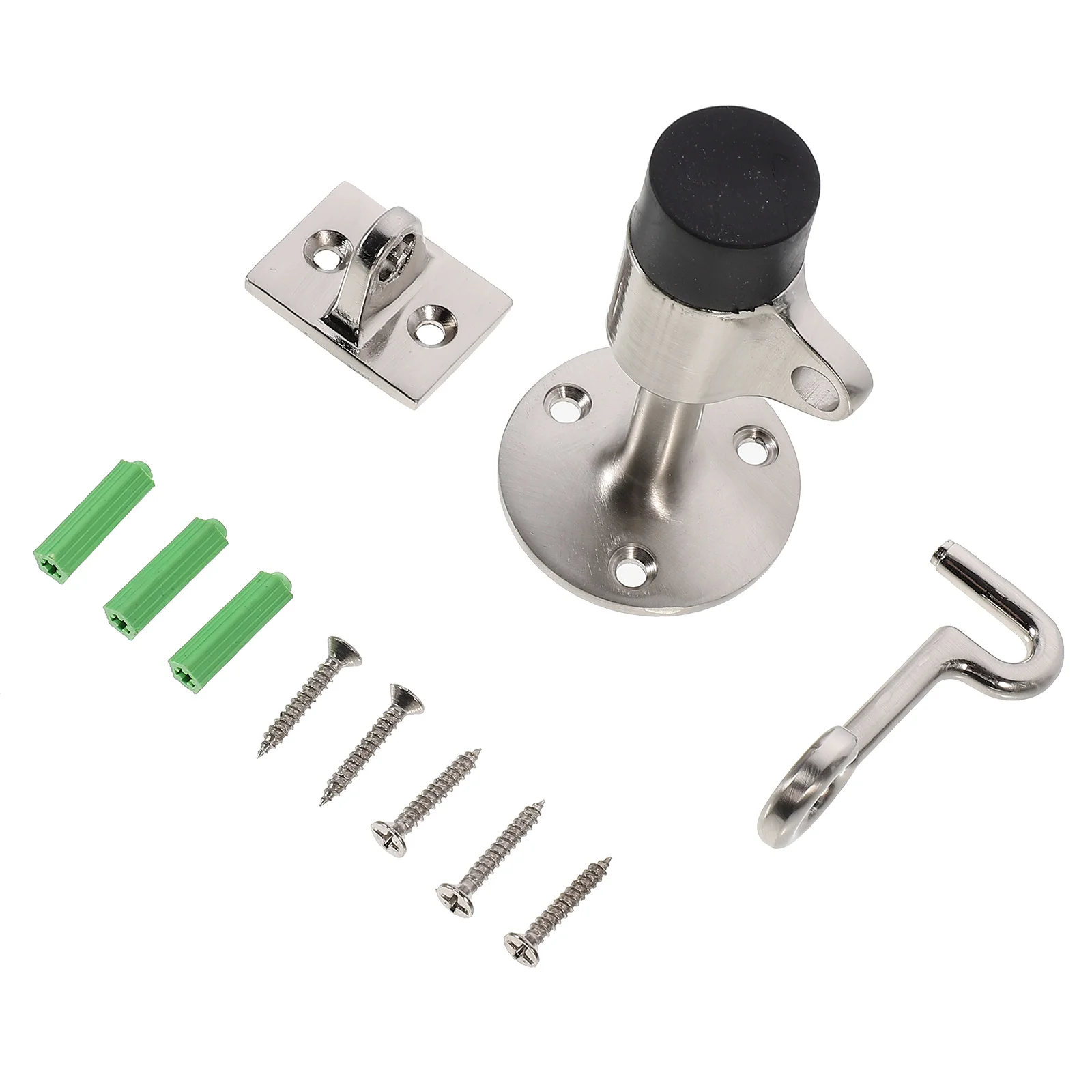 Door Stopper Stop Windproof Wall Household Anti Collision Catch Stoppers Floor Punch Mount Non Spring Alloy Zinc Gate Steel
Door Stopper Stop Windproof Wall Household Anti Collision Catch Stoppers Floor Punch Mount Non Spring Alloy Zinc Gate Steel
