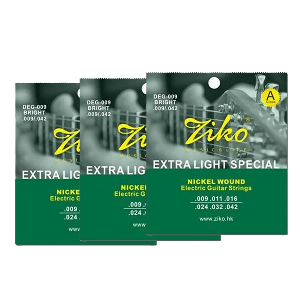 3Pcs ZIKO DEG-009 Metal Electric Guitar String Set Electric Guitar String Super Soft Electric Guitar Parts Musical Instrument
3Pcs ZIKO DEG-009 Metal Electric Guitar String Set Electric Guitar String Super Soft Electric Guitar Parts Musical Instrument