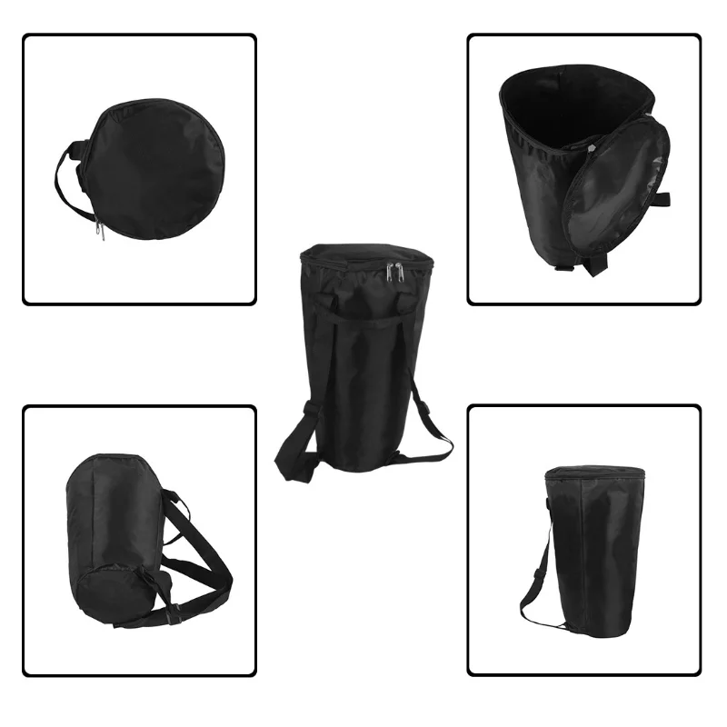 8-inch Djembe Bag Tote Backpack Storage Bag African Backpack Black Portable Bag Single Layer Waterproof Bag
8-inch Djembe Bag Tote Backpack Storage Bag African Backpack Black Portable Bag Single Layer Waterproof Bag