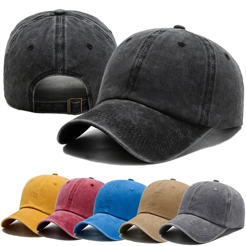 Unisex Cap Plain Color Washed Cotton Baseball Cap Men Women Outdoor Casual Adjustable Trucker Snapback Sun Hats Sunscreen Visor
Unisex Cap Plain Color Washed Cotton Baseball Cap Men Women Outdoor Casual Adjustable Trucker Snapback Sun Hats Sunscreen Visor