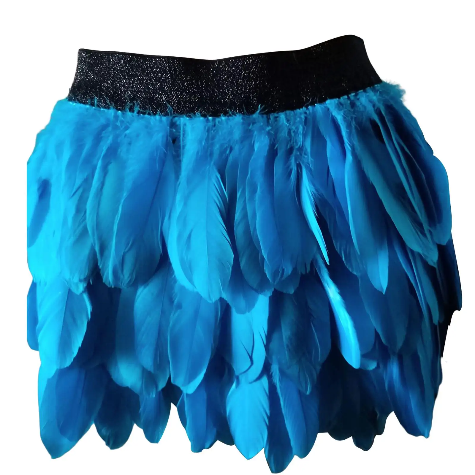 Feathers Skirt Women Short Skirt Dance Fashion Elastic Adjustable Cosplay Casual Costume for Halloween Wedding Party 
Feathers Skirt Women Short Skirt Dance Fashion Elastic Adjustable Cosplay Casual Costume for Halloween Wedding Party