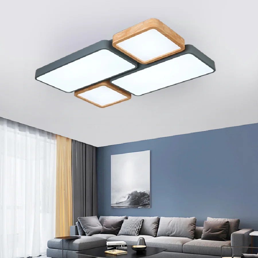 New Nordic Living Room Light Simple Modern Rectangle Recessed LED Ceiling Lights Creative Wood Macaron Bedroom Light Fixture
New Nordic Living Room Light Simple Modern Rectangle Recessed LED Ceiling Lights Creative Wood Macaron Bedroom Light Fixture