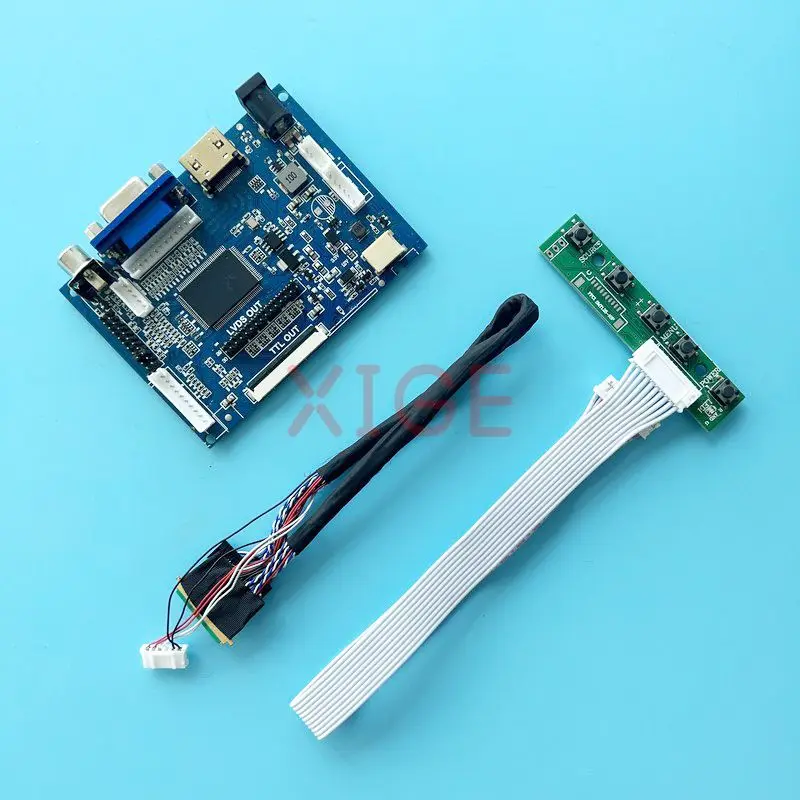 For LP156WH4 LP156WH8 LP156WH9 Driver Controller Board 1366*768 VGA 2AV Laptop Display 15.6" LVDS 40 Pin DIY Kit Compatible-HDMI
For LP156WH4 LP156WH8 LP156WH9 Driver Controller Board 1366*768 VGA 2AV Laptop Display 15.6" LVDS 40 Pin DIY Kit Compatible-HDMI