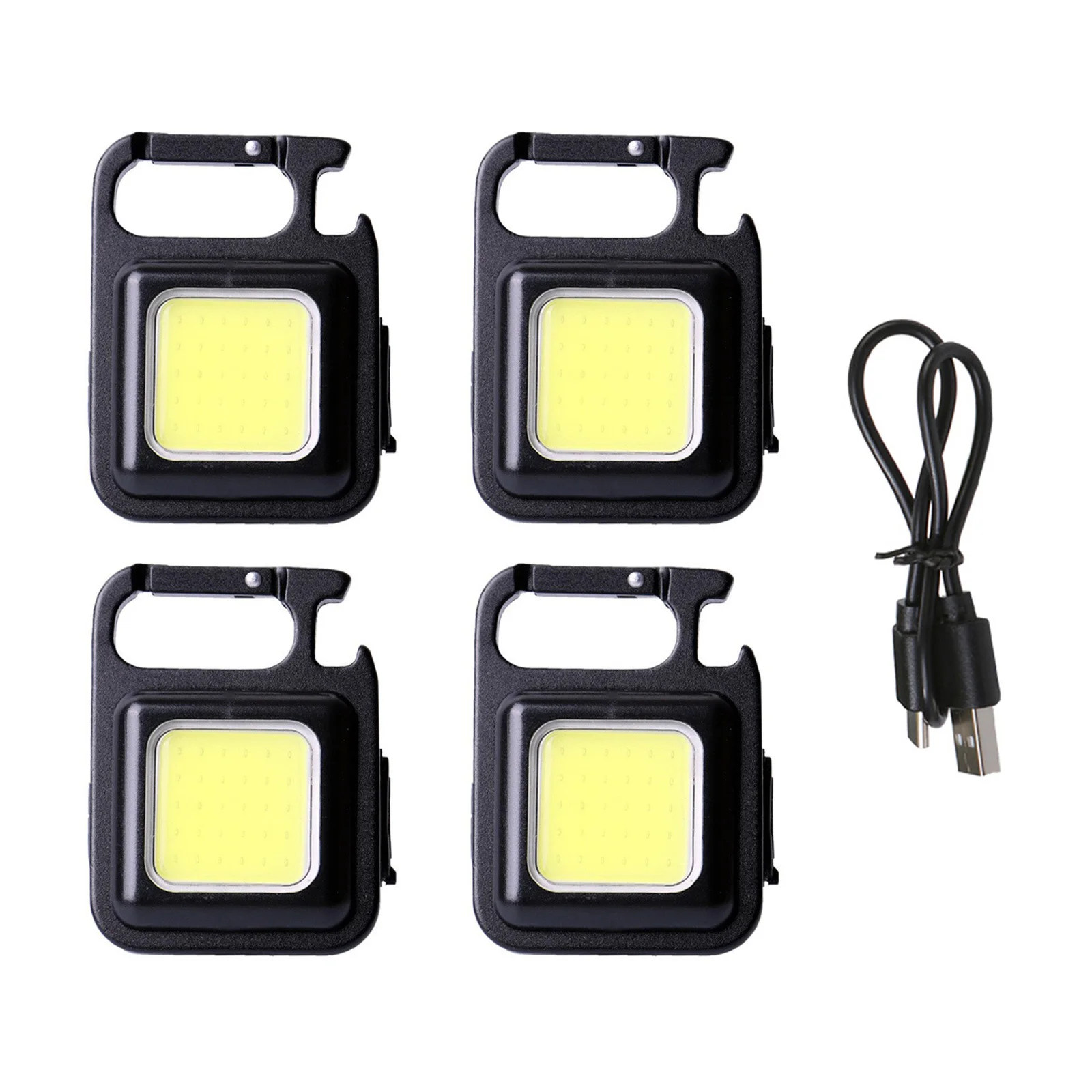 4pcs Mini LED Flashlight USB Rechargeable Work Light 500 Lumens Bright Keychain Light Small Pocket Flashlights For Outdoor
4pcs Mini LED Flashlight USB Rechargeable Work Light 500 Lumens Bright Keychain Light Small Pocket Flashlights For Outdoor