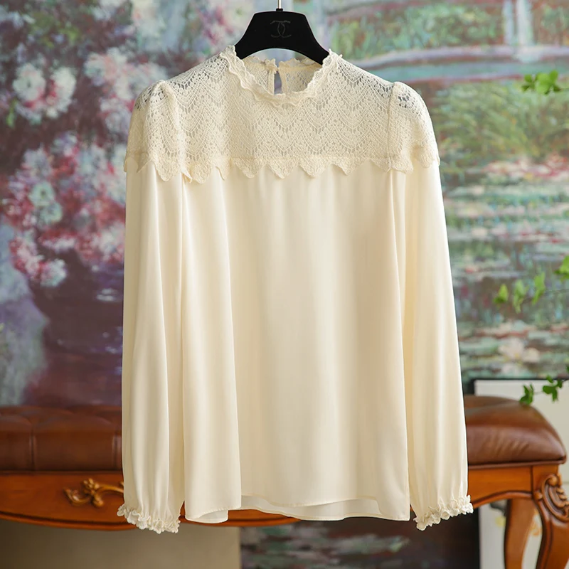 Fashion Patchwork Silk Office Work Lady Tops for Womens Summer Elegant Embroid T Shirt Shirts & Blouses 2023 Aesthetic Clothing
Fashion Patchwork Silk Office Work Lady Tops for Womens Summer Elegant Embroid T Shirt Shirts & Blouses 2023 Aesthetic Clothing