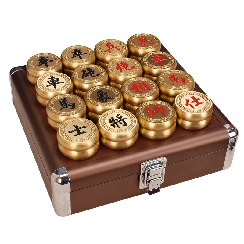 Metal Large Chinese Chess Set Adult Travel Portable Xiangqi Chinese Chess Set Luxury Decor Juegos De Mesa Entertainment BD50CS
Metal Large Chinese Chess Set Adult Travel Portable Xiangqi Chinese Chess Set Luxury Decor Juegos De Mesa Entertainment BD50CS