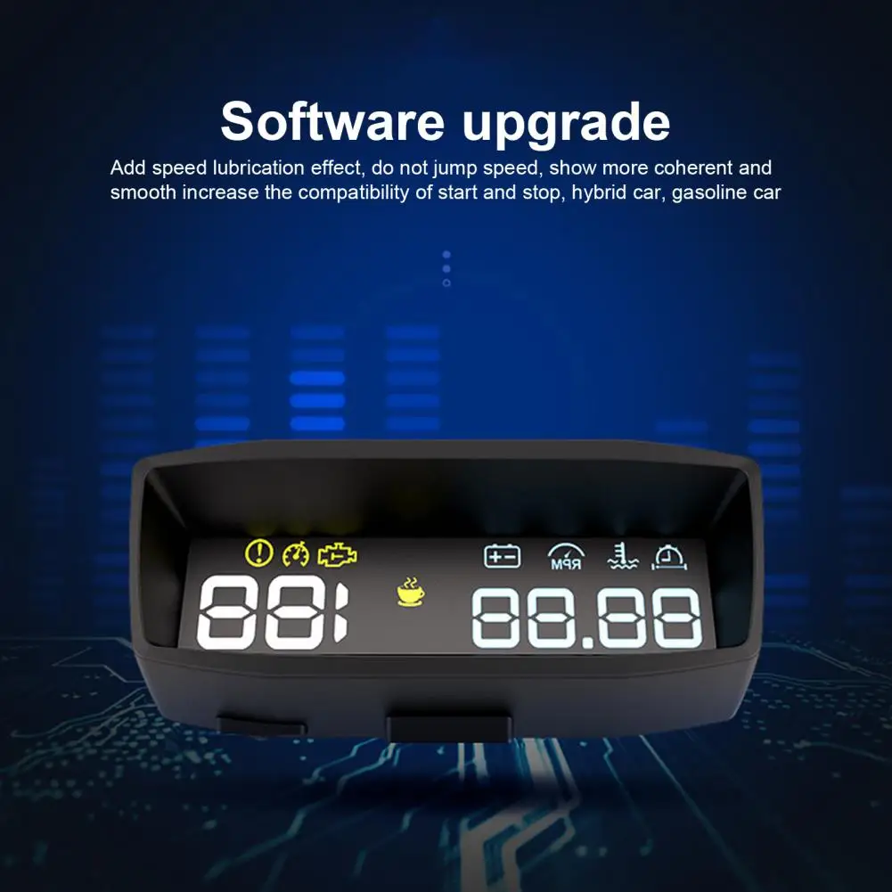 Цифровой дисплей 1 комплект Практичный Прочный портативный многофункциональный дисплей для автомобиля
Цифровой дисплей 1 комплект Практичный Прочный портативный многофункциональный дисплей для автомобиля