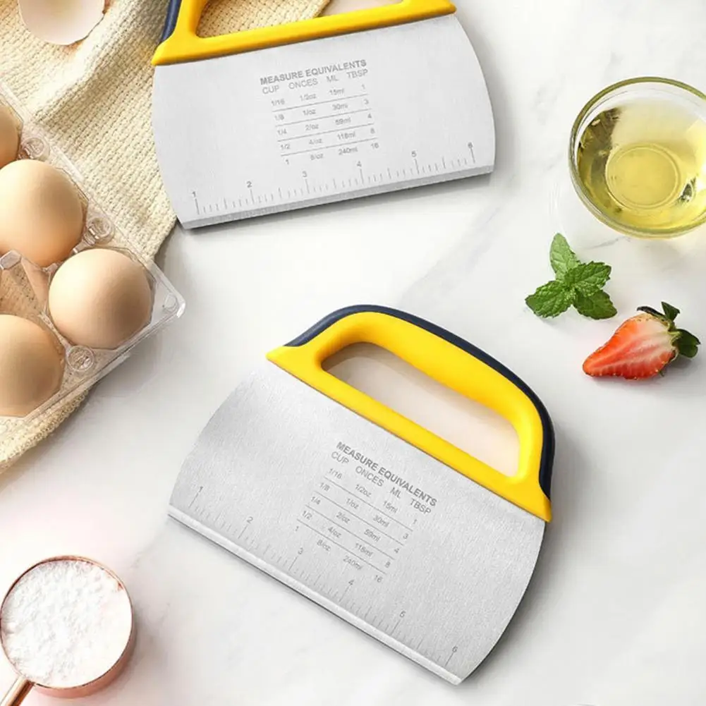 Excellent Pastry Cutter Multipurpose Lightweight Dough Scraper BPA Free Dough Cutter Baking Tools
Excellent Pastry Cutter Multipurpose Lightweight Dough Scraper BPA Free Dough Cutter Baking Tools