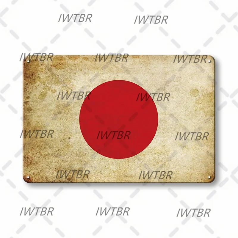Japan Flag Tin Decorative Logo Vintage Metal Wall Decorative Home Decorative 7.8x11.8 inches (20x30cm)
Japan Flag Tin Decorative Logo Vintage Metal Wall Decorative Home Decorative 7.8x11.8 inches (20x30cm)