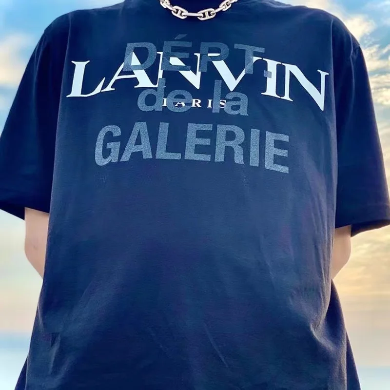 Gallery High Street Alphabet Embroidery High Quality Cotton Round Collar Men's and Women's Short Sleeve T-shirt Tops Oversized
Gallery High Street Alphabet Embroidery High Quality Cotton Round Collar Men's and Women's Short Sleeve T-shirt Tops Oversized