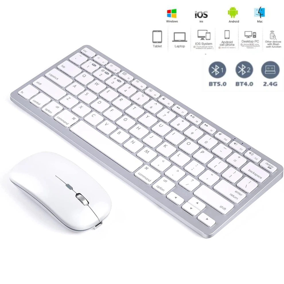 Wireless Keyboard Multi-Device Bluetooth Keyboard Rechargeable Dual Mode (BT + 2.4G) Ergonomic Computer Keyboard with Mouse
Wireless Keyboard Multi-Device Bluetooth Keyboard Rechargeable Dual Mode (BT + 2.4G) Ergonomic Computer Keyboard with Mouse