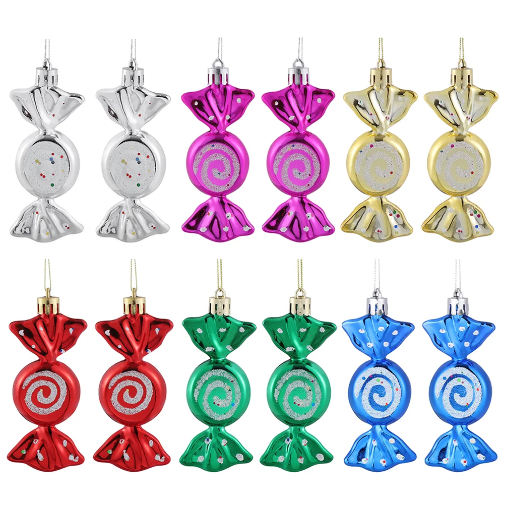 18pcs Christmas Candy Shape Hanging Pendant Candy Shape Xmas Tree Hanging Decor
18pcs Christmas Candy Shape Hanging Pendant Candy Shape Xmas Tree Hanging Decor