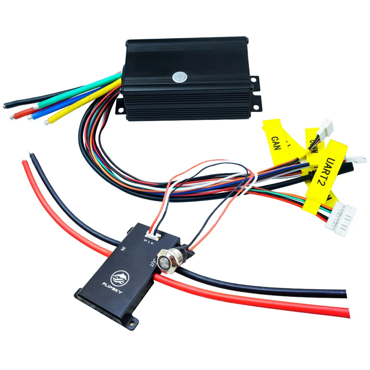 Flipsky DIY Eletric Speed Controller Kit FSESC 75100 + Anti Spark Switch Based on VESC Scooter Accessories
Flipsky DIY Eletric Speed Controller Kit FSESC 75100 + Anti Spark Switch Based on VESC Scooter Accessories