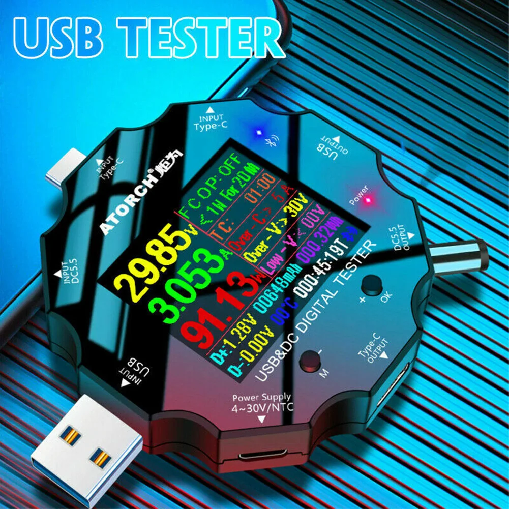 18 в 1 UD18 цифровой USB 3,0 вольтметр цифровой амперметр измеритель напряжения Usb тестер постоянного тока мультиметр Электрические Инструменты и...
18 в 1 UD18 цифровой USB 3,0 вольтметр цифровой амперметр измеритель напряжения Usb тестер постоянного тока мультиметр Электрические Инструменты и...