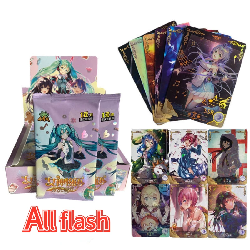 Goddess Story Series Card Full Flash Beautiful Girl Hatsune Card Collection Card Table Toy Family Children Christmas Gift
Goddess Story Series Card Full Flash Beautiful Girl Hatsune Card Collection Card Table Toy Family Children Christmas Gift