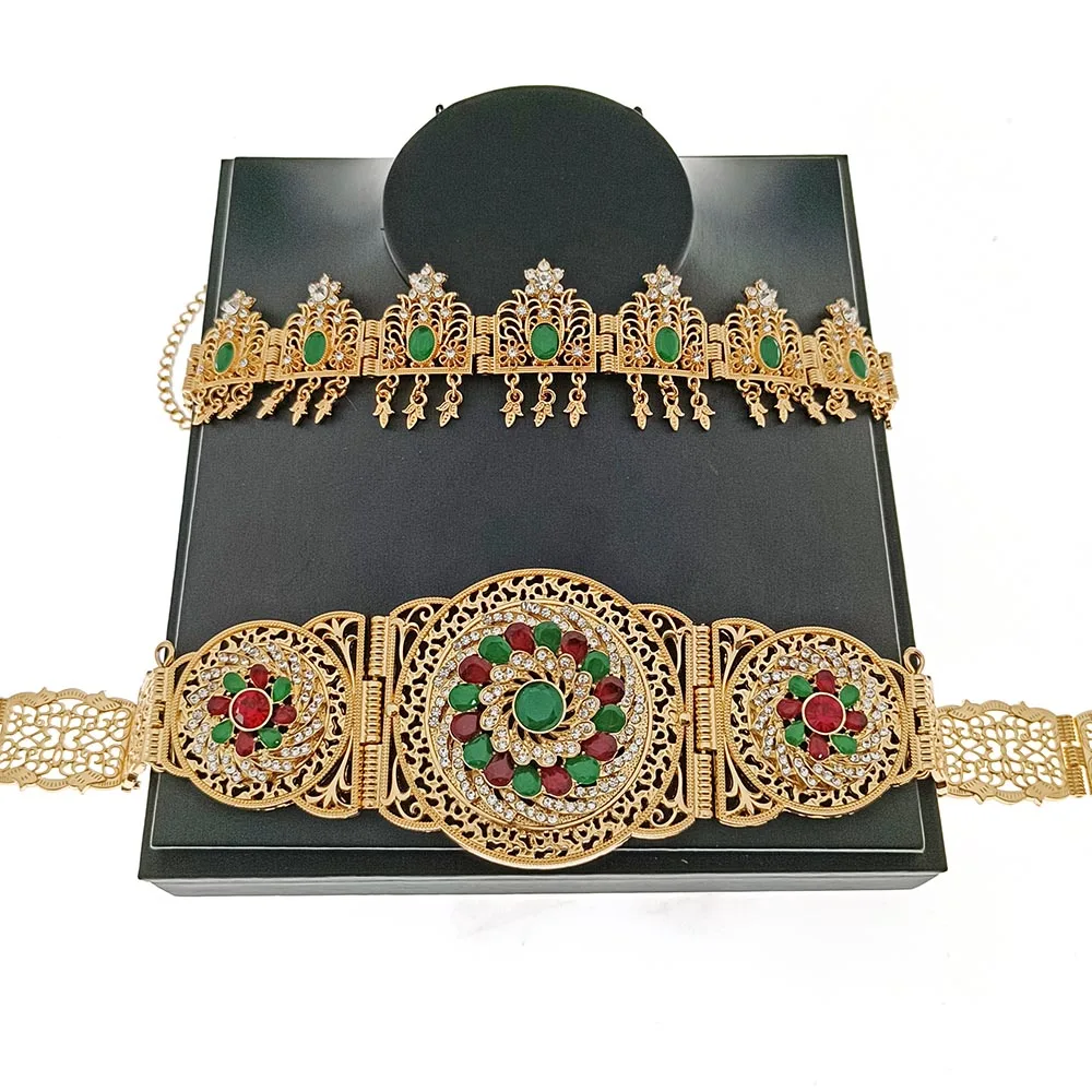 Algeria Wedding Jewelry Set Chain Morocco Women's Robe Belt Wedding Dress Metallic Gilded Body Chain Bridal Head Chain Headwear
Algeria Wedding Jewelry Set Chain Morocco Women's Robe Belt Wedding Dress Metallic Gilded Body Chain Bridal Head Chain Headwear