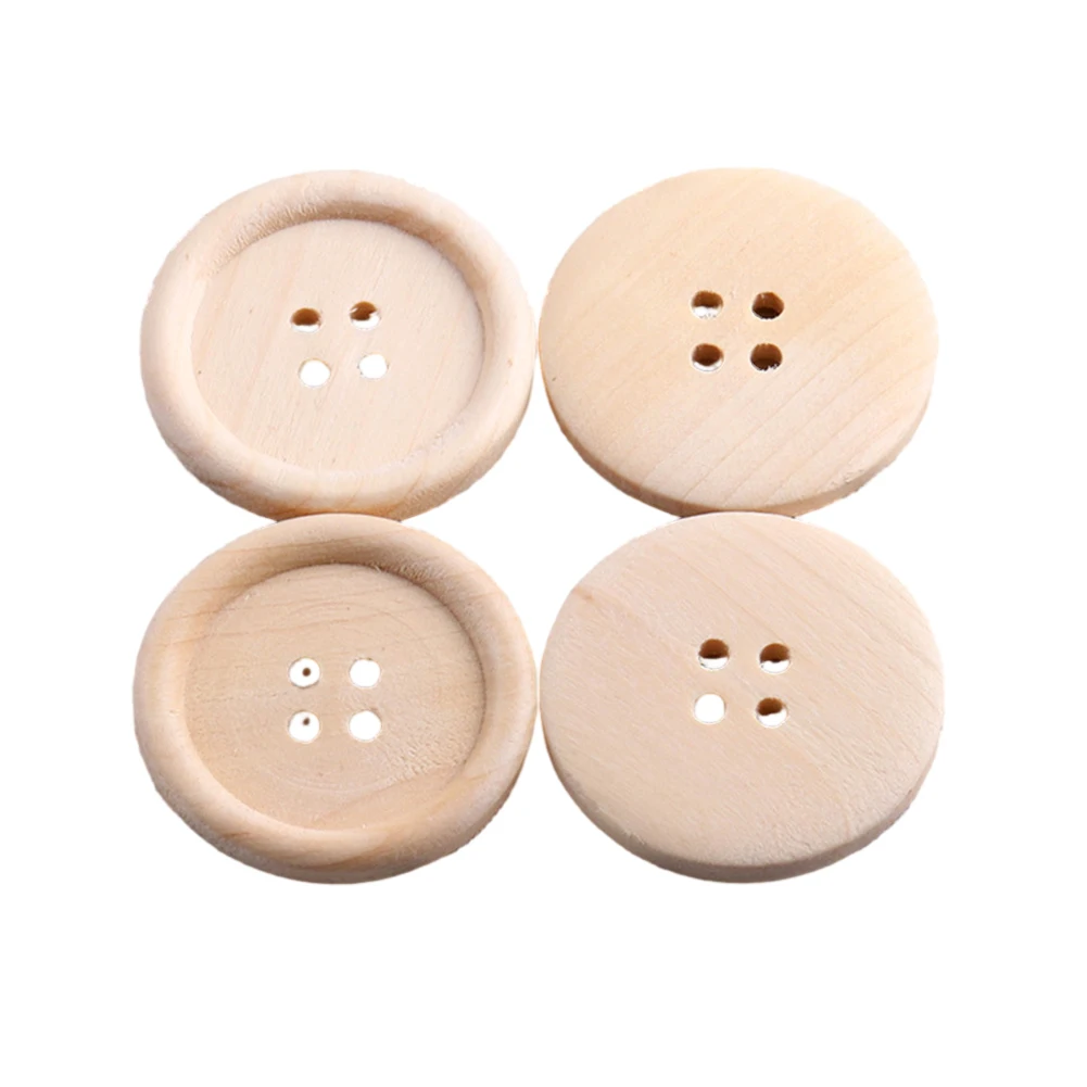 10pcs Natural Color Wooden Buttons Sewing Diy Crafts Scrapbooking 4 Hole Round Wood Button For Clothes Coat Handmade Accessories
10pcs Natural Color Wooden Buttons Sewing Diy Crafts Scrapbooking 4 Hole Round Wood Button For Clothes Coat Handmade Accessories
