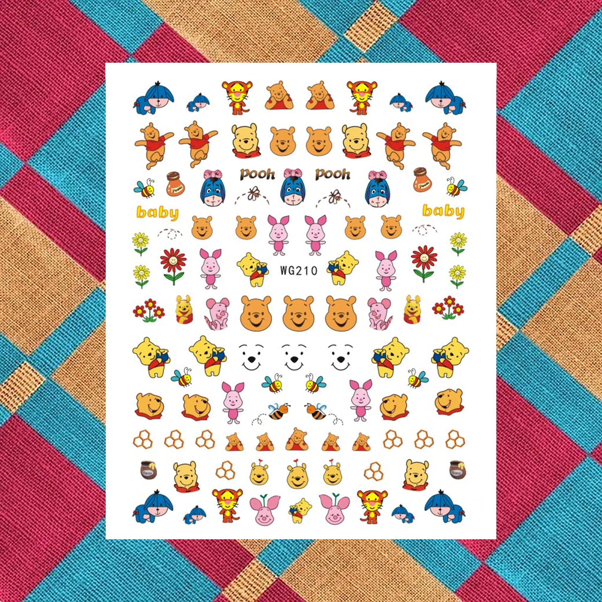 Disney Winnie the Pooh Toy Story Mermaid Nail Art Supplies Nail Art Accessories 3D Stickers Nail Sliders Nail Art Decorations
Disney Winnie the Pooh Toy Story Mermaid Nail Art Supplies Nail Art Accessories 3D Stickers Nail Sliders Nail Art Decorations