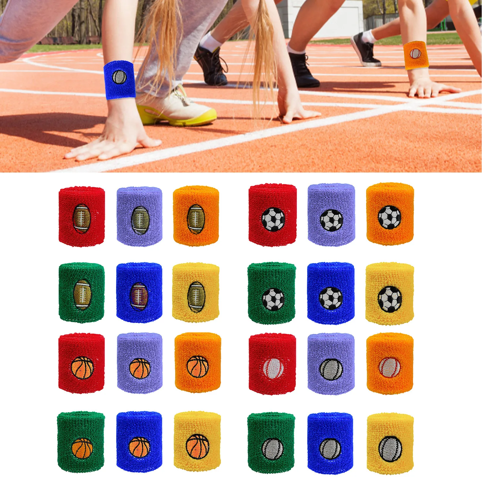 Cute Cartoon Ball Pattern Children Wristband Kid Sport Sweatband Wrist Support Brace Wraps Tennis Badminton Basketball Guard
Cute Cartoon Ball Pattern Children Wristband Kid Sport Sweatband Wrist Support Brace Wraps Tennis Badminton Basketball Guard