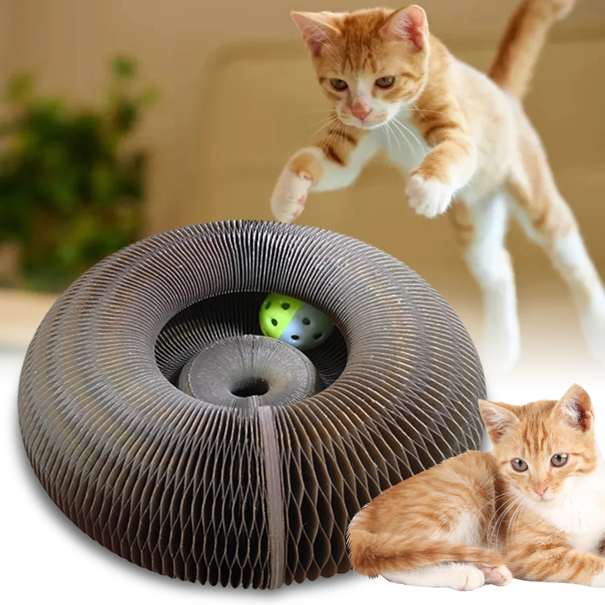 Magic Organ Cat Scratching Board Paper Foldable Cats Grinding Claw Toys Thickened Durable Interactive Toy for Pet Kitten
Magic Organ Cat Scratching Board Paper Foldable Cats Grinding Claw Toys Thickened Durable Interactive Toy for Pet Kitten