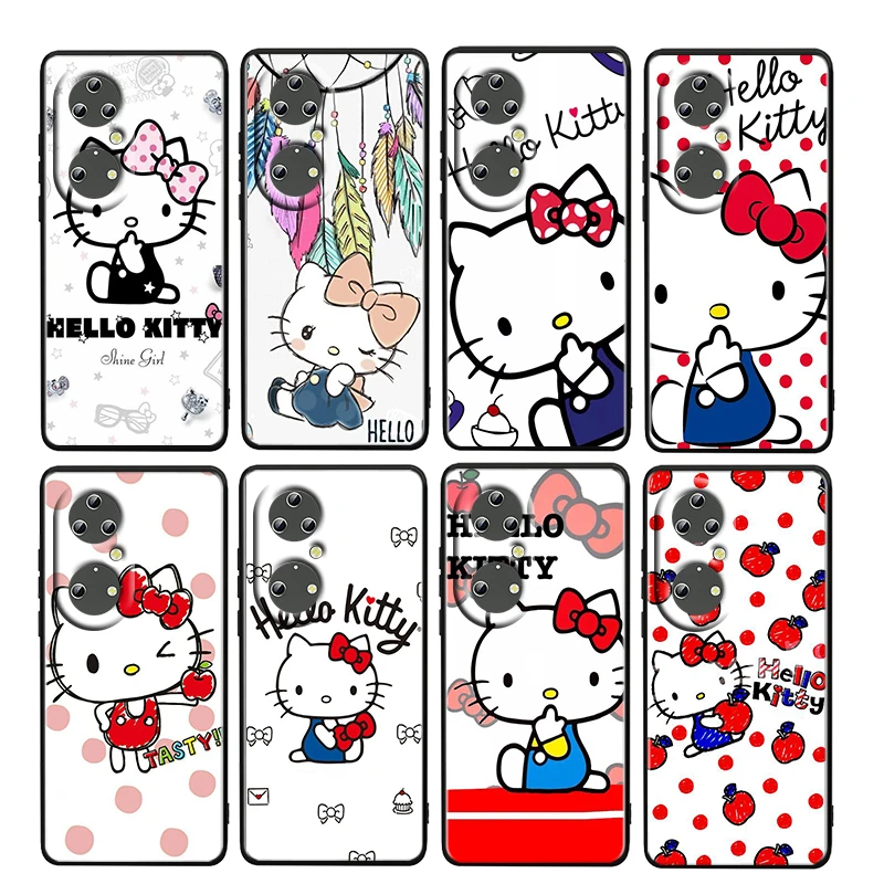 Hello Kitty Girl Gift For Huawei P50 P20 P30 P40 5G P10 Pro Lite E Plus P9 Lite Mini 4G TPU Soft Black Phone Case Fundas Cover
Hello Kitty Girl Gift For Huawei P50 P20 P30 P40 5G P10 Pro Lite E Plus P9 Lite Mini 4G TPU Soft Black Phone Case Fundas Cover