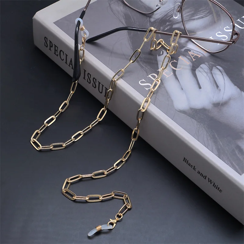 Vintage Punk Rock Sunglasses Chain Mask Chain for Women Simple Style Metal Chain Eyewear Lanyard Man Long Chain Eyeglass Cord
Vintage Punk Rock Sunglasses Chain Mask Chain for Women Simple Style Metal Chain Eyewear Lanyard Man Long Chain Eyeglass Cord