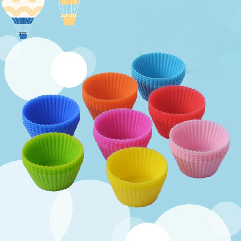 12Pcs/Set For Kitchen Round Silica gel non stick color mixing Baking Cake Mould Reusable diy Muffin Cupcake Molds
12Pcs/Set For Kitchen Round Silica gel non stick color mixing Baking Cake Mould Reusable diy Muffin Cupcake Molds