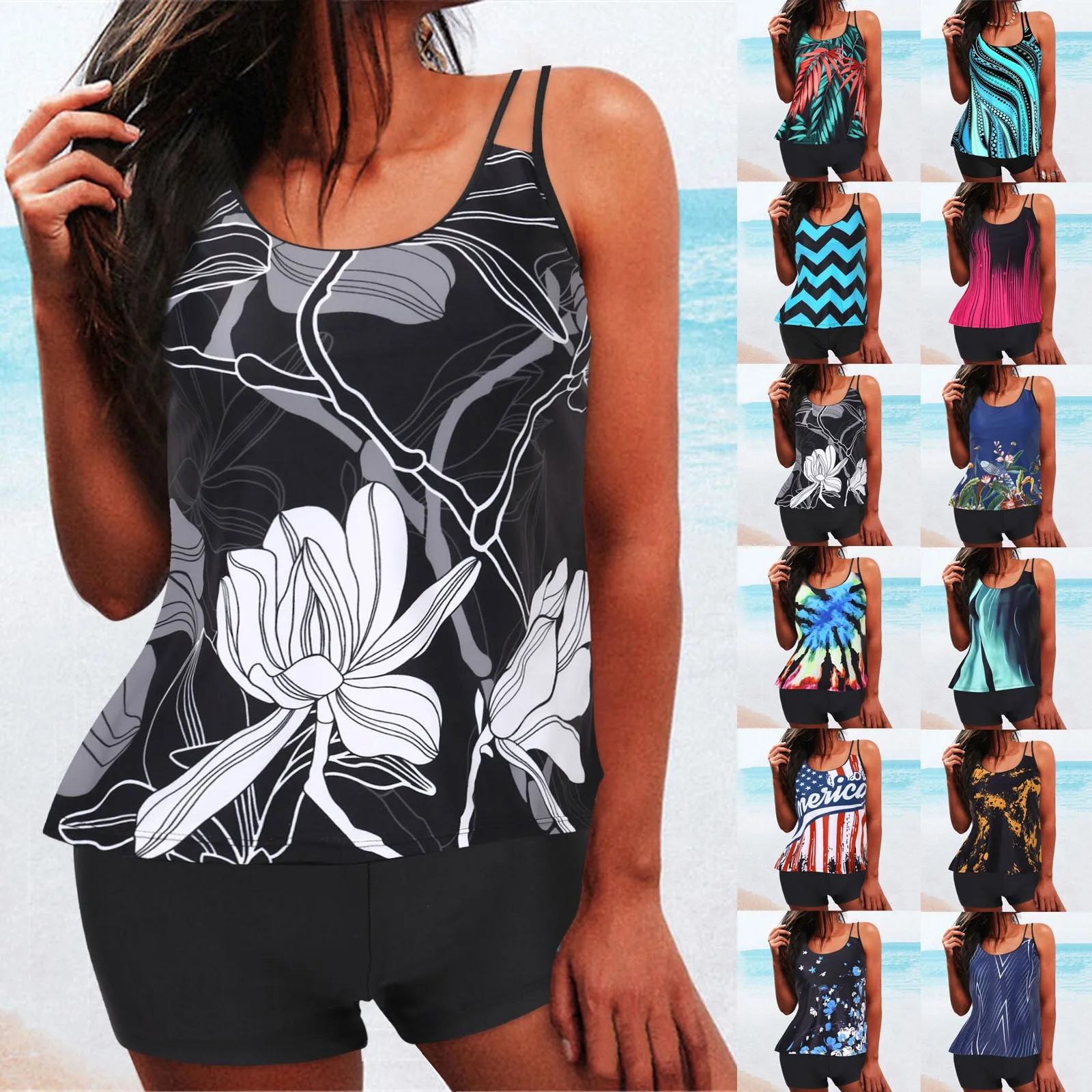 Women High Waisted Bikini Sexy Push Up Two Piece Swimsuits Vintage Swimsuit Two Piece Retro Sunflower Swimsuits for Big Girls
Women High Waisted Bikini Sexy Push Up Two Piece Swimsuits Vintage Swimsuit Two Piece Retro Sunflower Swimsuits for Big Girls