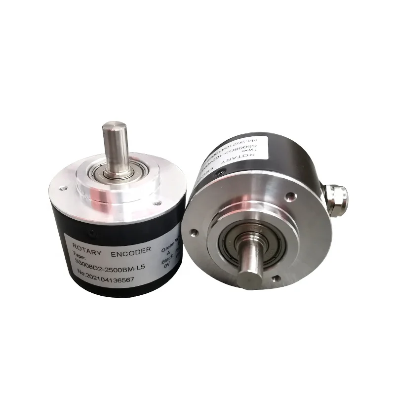 Incremental rotary encoder 10000 ppr 38mm incremental encoder optical encoder for sale
Incremental rotary encoder 10000 ppr 38mm incremental encoder optical encoder for sale