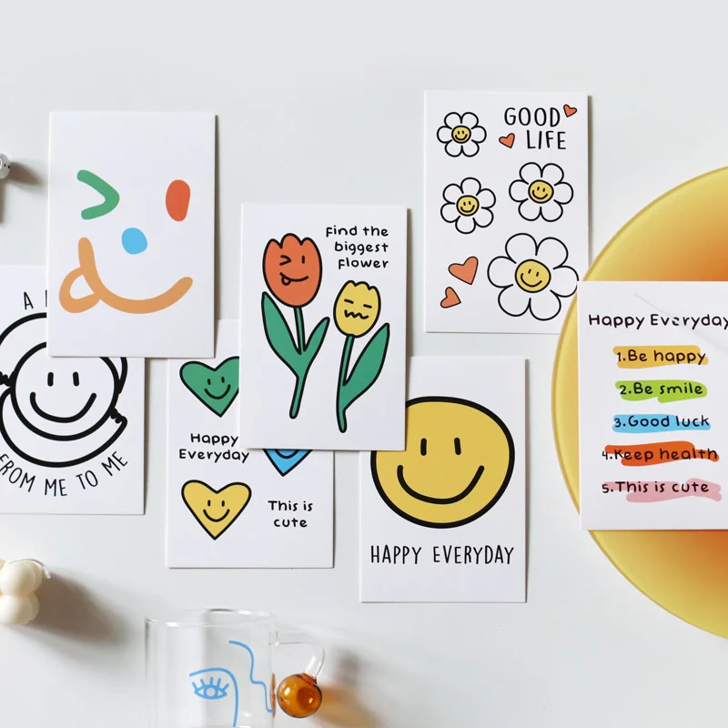 Ins Smiling Face Decoratiove Pictures Cute Colorful Postcards Diy Background Wall Card Kawaii Photo Props Free Sticker 30 Sheets
Ins Smiling Face Decoratiove Pictures Cute Colorful Postcards Diy Background Wall Card Kawaii Photo Props Free Sticker 30 Sheets