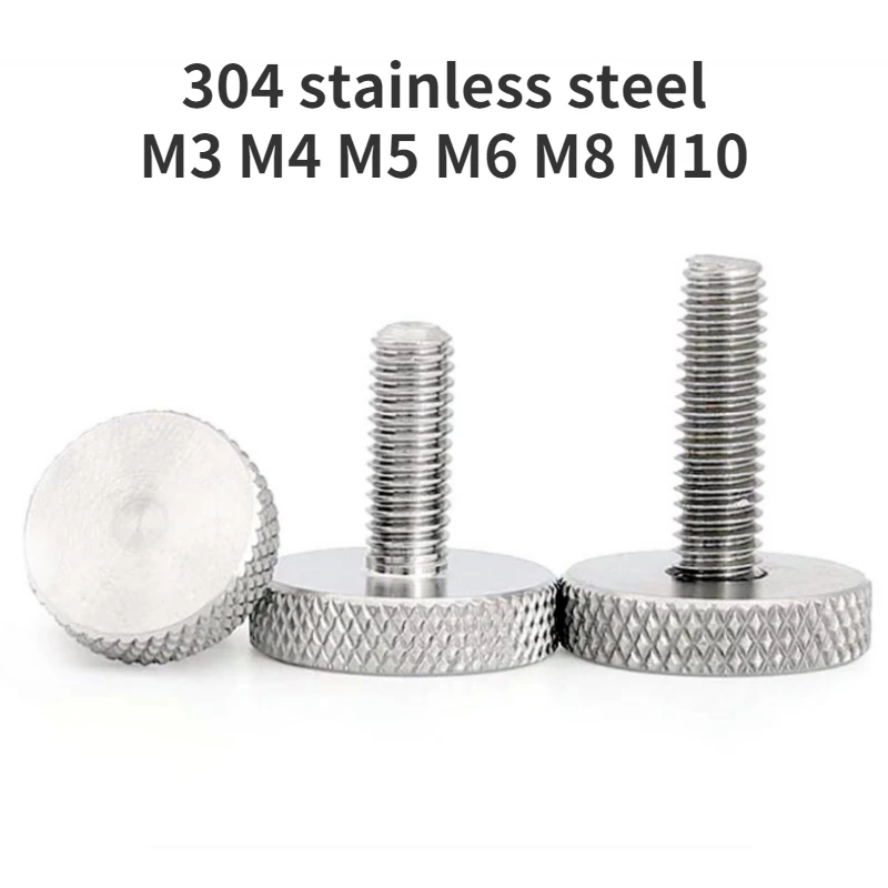 M3 M4 M5 M6 M8 M10 304 Stainless Steel Knurled Hand Screw Flat Hand Screw Manual Adjustment Bolt Can Be Customized Processing
M3 M4 M5 M6 M8 M10 304 Stainless Steel Knurled Hand Screw Flat Hand Screw Manual Adjustment Bolt Can Be Customized Processing